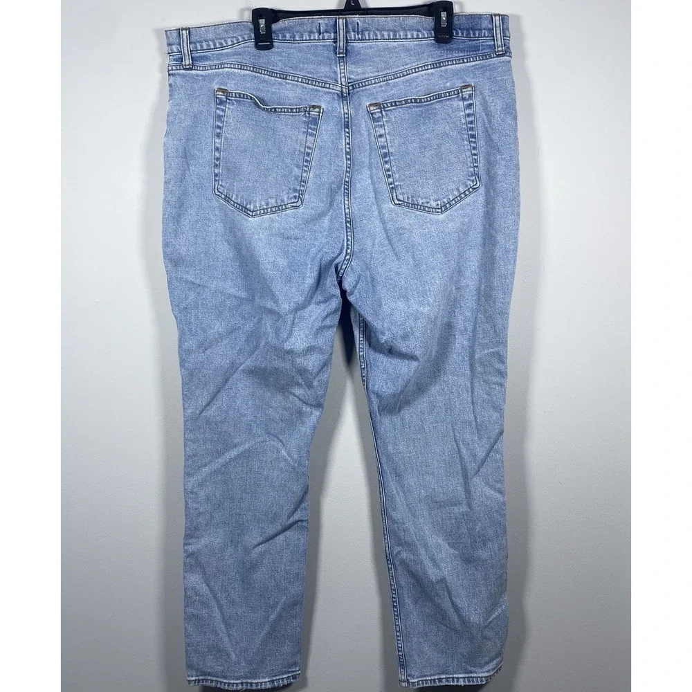 Abercrombie & Fitch 90's Slim Straight Ultra High‎ Rise Curve Love Jeans 35 20s